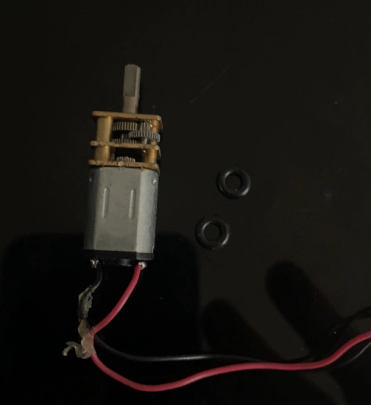 N20 redukciós motor DC 3-12V, acél fogaskerékkel, szétszerelt