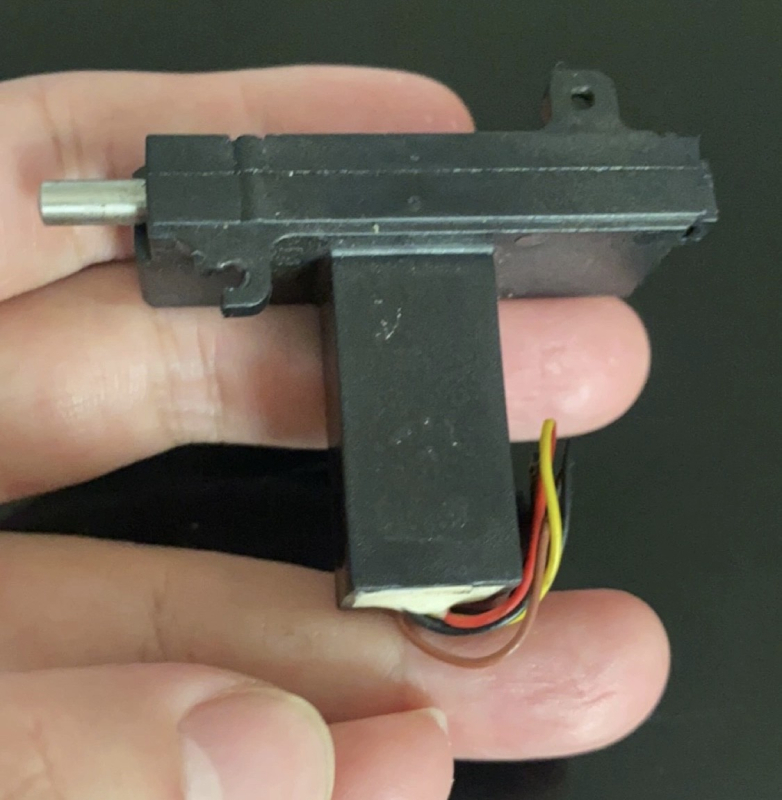 N20 redukciós motor DC 3-12V, acél fogaskerékkel, szétszerelt