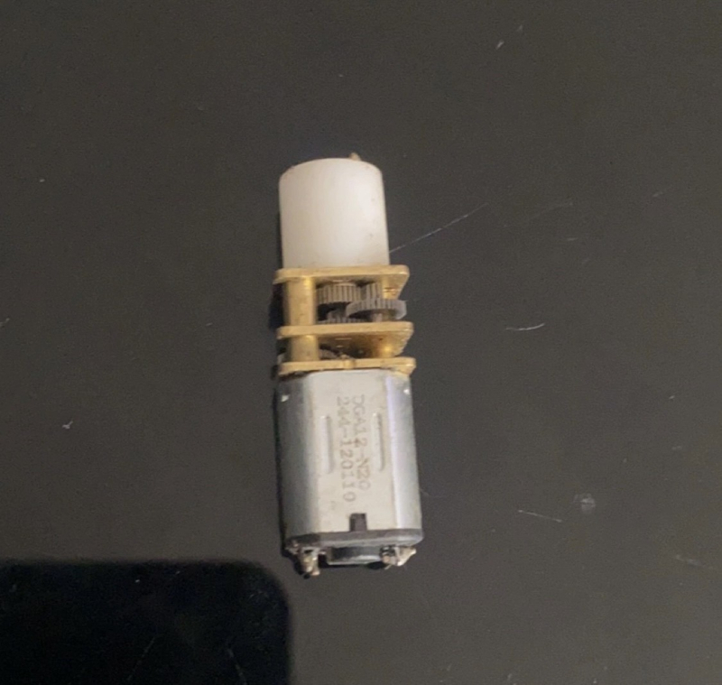 N20 redukciós motor DC 3-12V, acél fogaskerékkel, szétszerelt