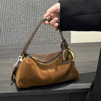 Mat kožna torba Boston Pillow, nišni dizajn, svestrana dnevna torba, s remenom za rame i crossbody