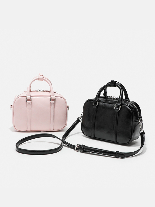 Ženska Boston torba, dizajn korejskog nišnog stila, crossbody s jednim remenom, 2026 nova, mala kvadratna torba