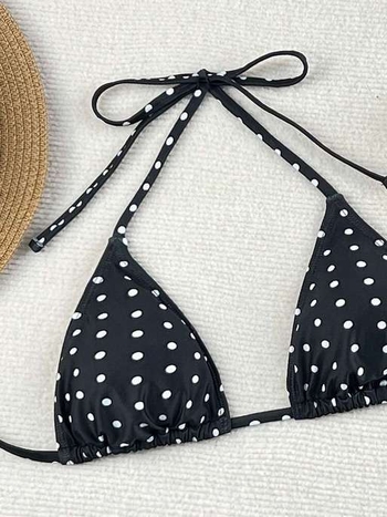 Seksi hát nélküli fürdőruha, koreai stílusú bikini ihletés, nyaraláshoz, 82% poliészter, 18% elasztán