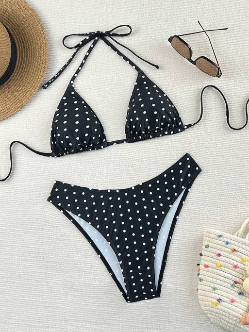 Seksi hát nélküli fürdőruha, koreai stílusú bikini ihletés, nyaraláshoz, 82% poliészter, 18% elasztán