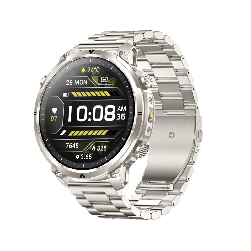 MK100 pametni sat s GPS-om za outdoor sport, 1,7-inčni veliki zaslon, višefunkcionalno praćenje zdravlja, Bluetooth pozivi