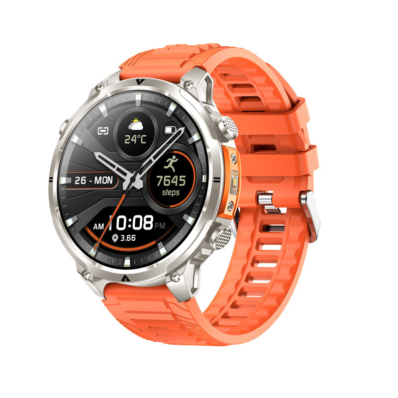 MK100 pametni sat s GPS-om za outdoor sport, 1,7-inčni veliki zaslon, višefunkcionalno praćenje zdravlja, Bluetooth pozivi