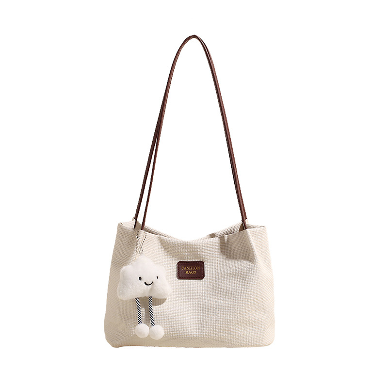 Ženska torba velikog kapaciteta, novi model jesen 2024, svestrana minimalistička torba za ramenu, bucket bag