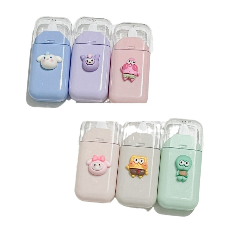 Bandă corectoare cu temă desen animat, stil macaron, 6,5×3 cm, comod pentru școală