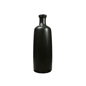 Sticlă ceramică în stil antic pentru băuturi alcoolice, sigilată, goală, obiect decorativ de înaltă calitate pentru casă