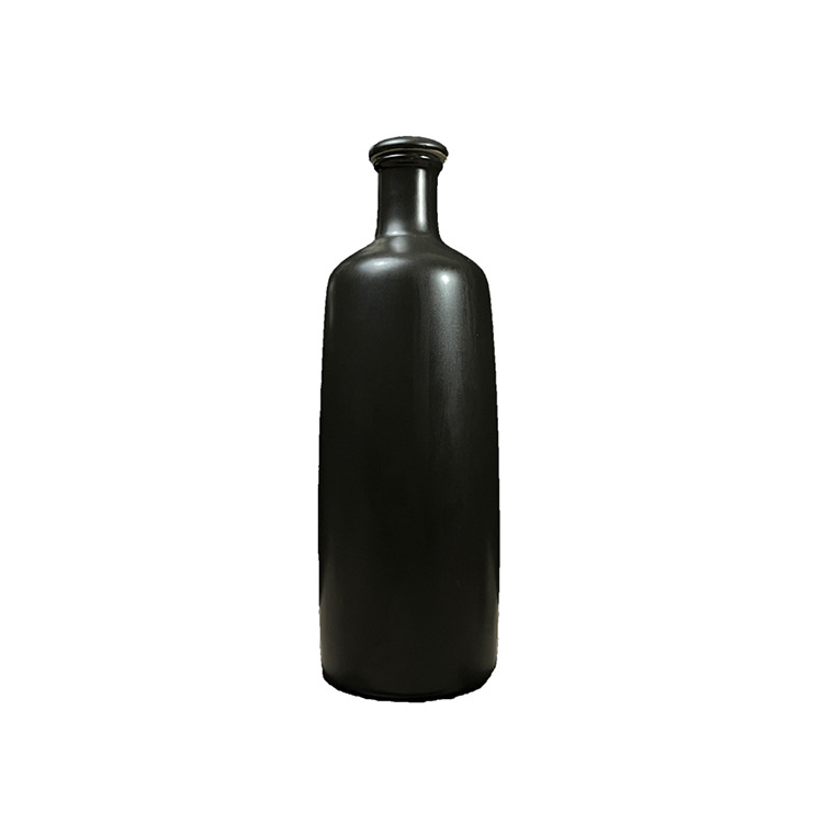 Sticlă ceramică în stil antic pentru băuturi alcoolice, sigilată, goală, obiect decorativ de înaltă calitate pentru casă