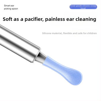 Lingură vizuală pentru urechi cu clips, ABS plastic, instrument de curățare a urechilor, pensete urechi specializate, S8, iluminat de înaltă definiție