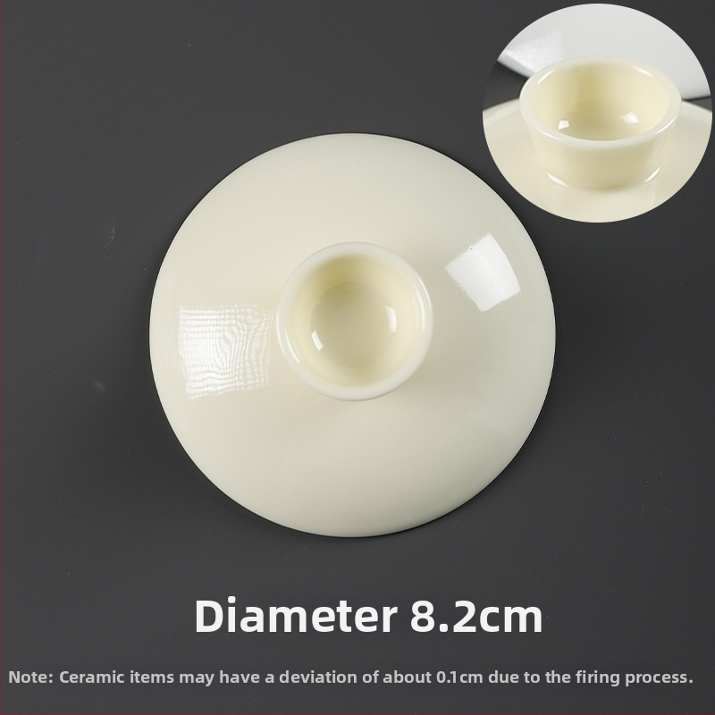 Biela porcelánová čajová miska s pozláteným okrajom, jednofarebný dizajn, motív hviezdneho neba