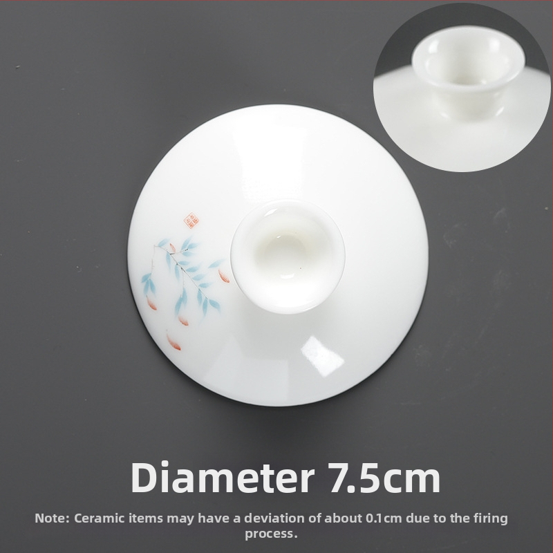 Biela porcelánová čajová miska s pozláteným okrajom, jednofarebný dizajn, motív hviezdneho neba