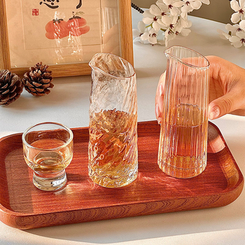 Decantor de sake pentru uz casnic, dispenser personal de băuturi, mic pahar pentru vin alb și pahar de shot, set de vin
