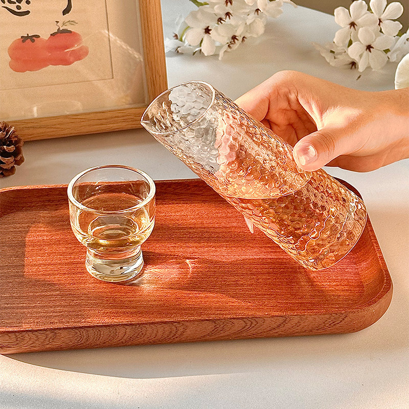 Decantor de sake pentru uz casnic, dispenser personal de băuturi, mic pahar pentru vin alb și pahar de shot, set de vin