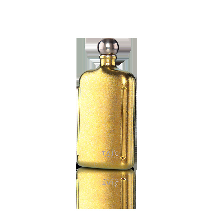 TAIC Flacon din titan, mini, portabil, 226 ml, pentru exterior și uz casnic