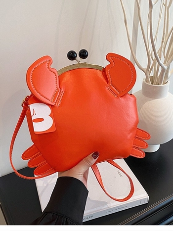 Ženska torbica u obliku raka, mini crossbody torbica u korejskom stilu za telefon