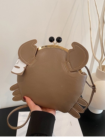 Ženska torbica u obliku raka, mini crossbody torbica u korejskom stilu za telefon