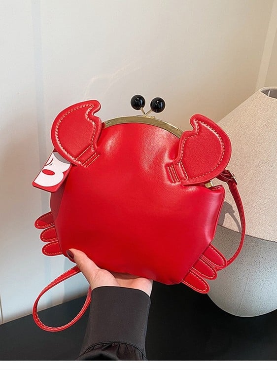 Ženska torbica u obliku raka, mini crossbody torbica u korejskom stilu za telefon