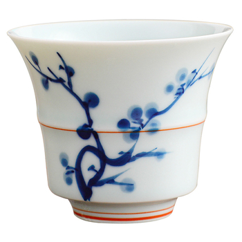 Ceașcă de ceai din porțelan albastru și alb, pictură manuală, pentru degustare Kung Fu, ceașcă ceramică pentru ceai, bol de ceai