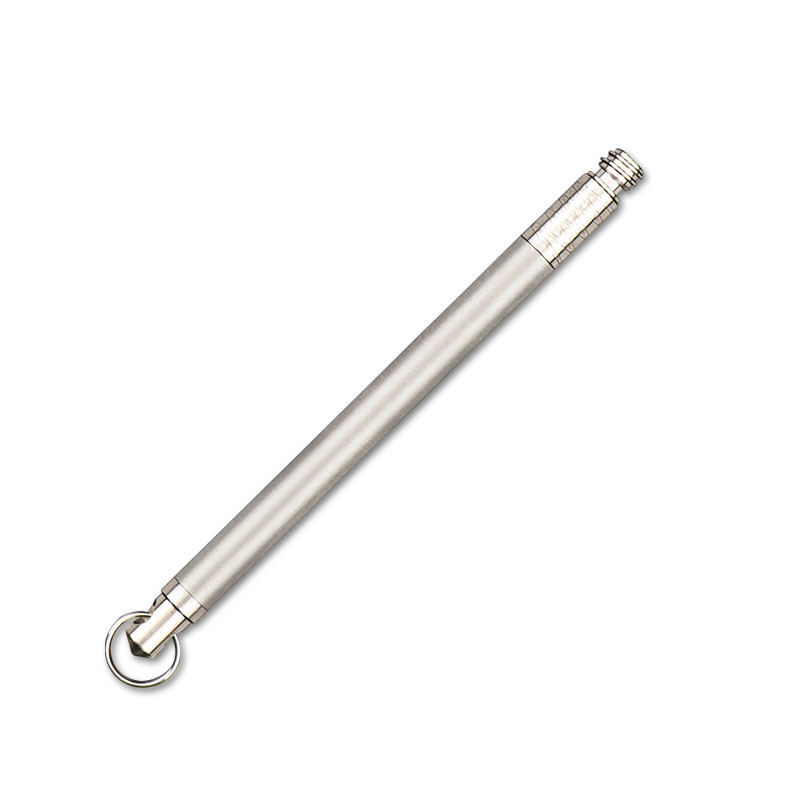 Lingură pentru urechi din aliaj de titan, design în spirală, titan pur, mâner rezistent la coroziune, ușor pentru călătorii.