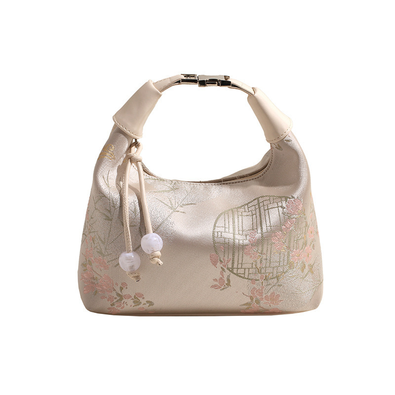 Ženska ručna torba u novom kineskom stilu, šivana, mala crossbody torba s minimalističkim dizajnom