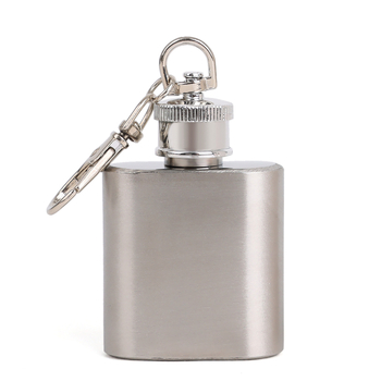 Flacon portabil din oțel inoxidabil, 1 oz, pentru bărbați