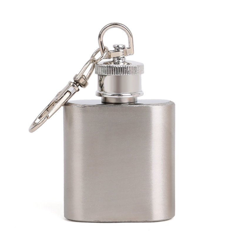 Flacon portabil din oțel inoxidabil, 1 oz, pentru bărbați