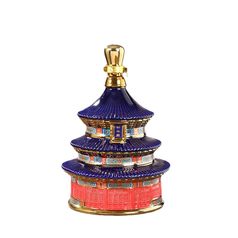 Set de sticle ceramice goale pentru vin, aproximativ 2.5 kg în total, pentru uz casnic, recipiente sigilate, obiecte decorative, stil retro