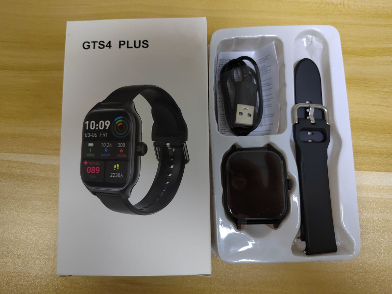 GTS4 Pametni sat s Bluetooth pozivima, mjerenje srčanog ritma, krvnog tlaka i zasićenja kisikom, praćenje sna, SOS upozorenja, sportski sat