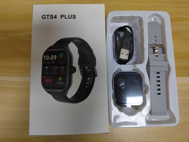 GTS4 Pametni sat s Bluetooth pozivima, mjerenje srčanog ritma, krvnog tlaka i zasićenja kisikom, praćenje sna, SOS upozorenja, sportski sat
