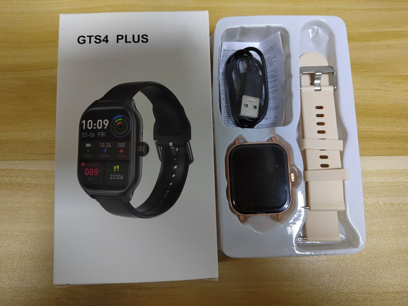 GTS4 Pametni sat s Bluetooth pozivima, mjerenje srčanog ritma, krvnog tlaka i zasićenja kisikom, praćenje sna, SOS upozorenja, sportski sat