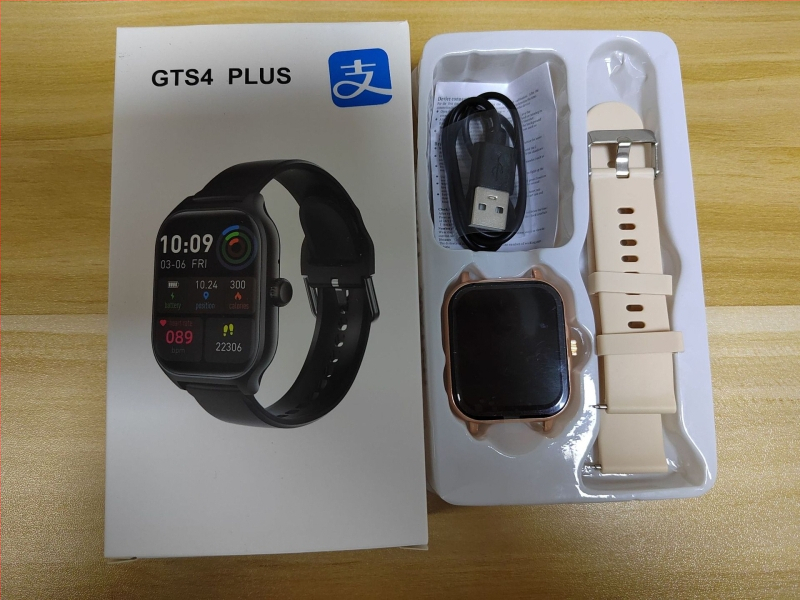GTS4 Smartwatch s Bluetooth hovormi, meranie srdcového rytmu, krvného tlaku a saturácie kyslíkom v krvi, sledovanie spánku, SOS upozornenia, športové hodinky