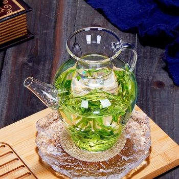 Ceainic în stil antic, din sticlă borosilicat rezistentă la căldură, separator ceai-apă, pentru ceainărie