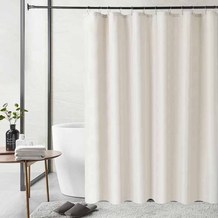 Cortină de duș impermeabilă din poliester, în stil nordic, multicoloră, pentru baie
