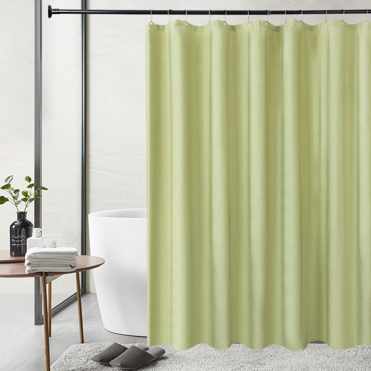 Cortină de duș impermeabilă din poliester, în stil nordic, multicoloră, pentru baie