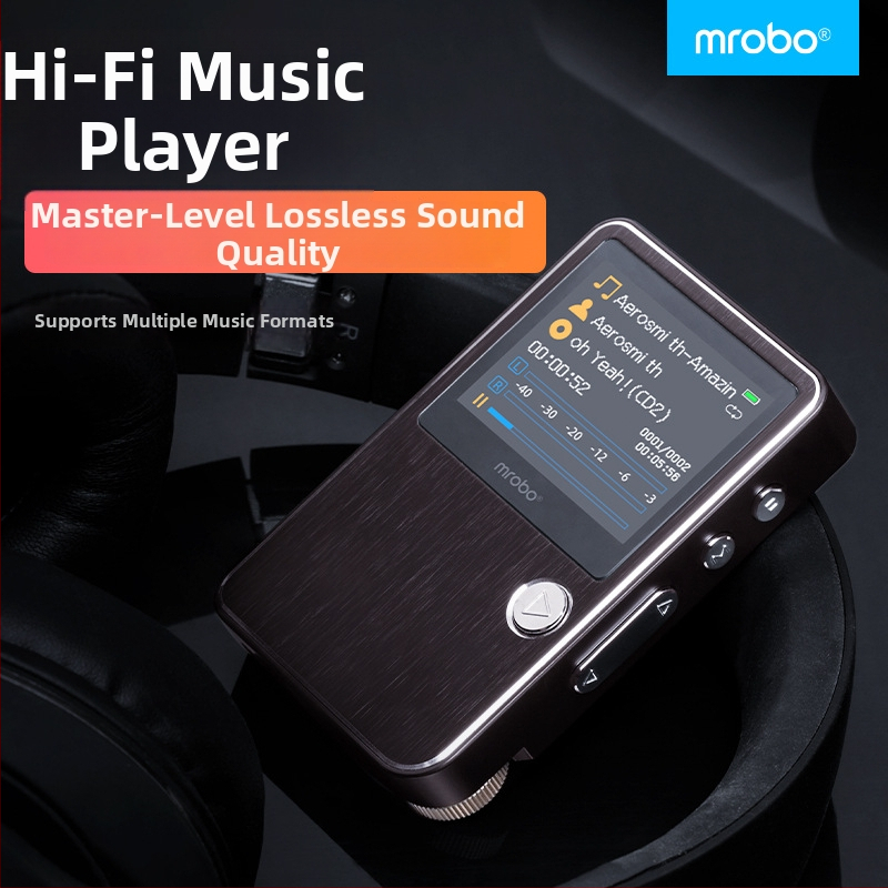 Meibo Mrobo C8 MP3 prehrávač, bezstratová hudba, Walkman štýl, čítačka e-kníh, nahrávanie, opakovanie počúvania angličtiny