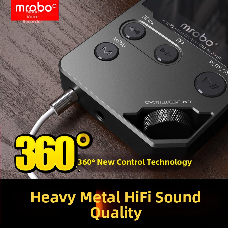 Mrobo C5 Lossless HiFi Bluetooth Hudobný Walkman, MP3, Opakovanie počúvania po anglicky