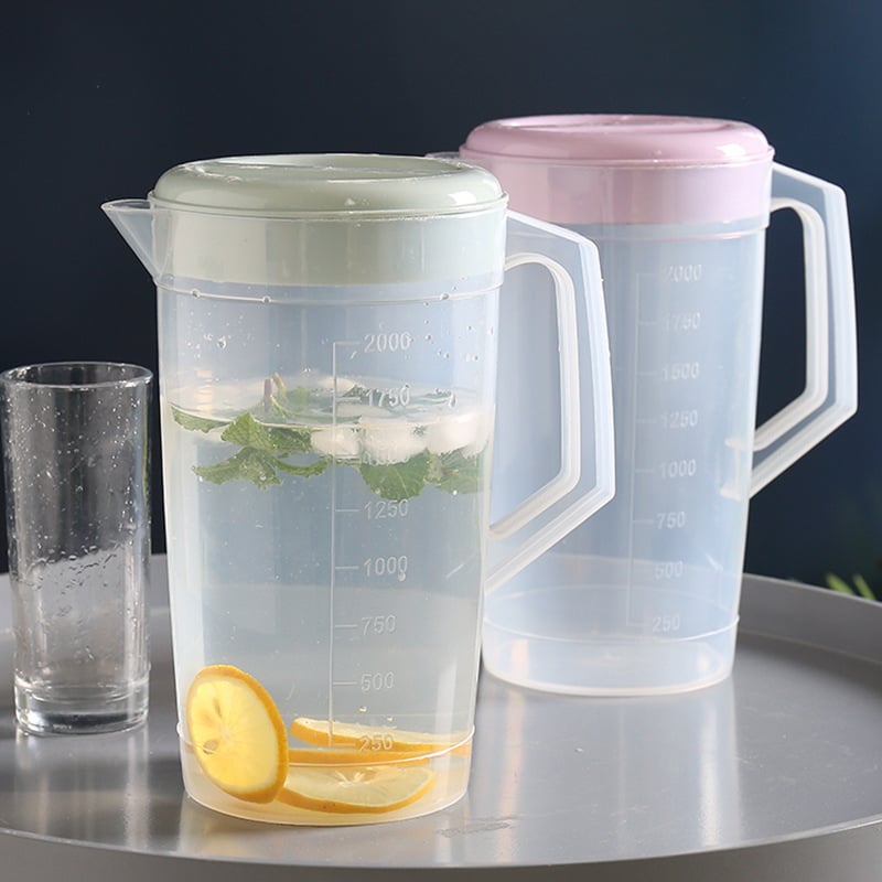 Set cani pentru apă rece din plastic, stil nordic minimalist, model glaciar, rezistent la temperaturi ridicate