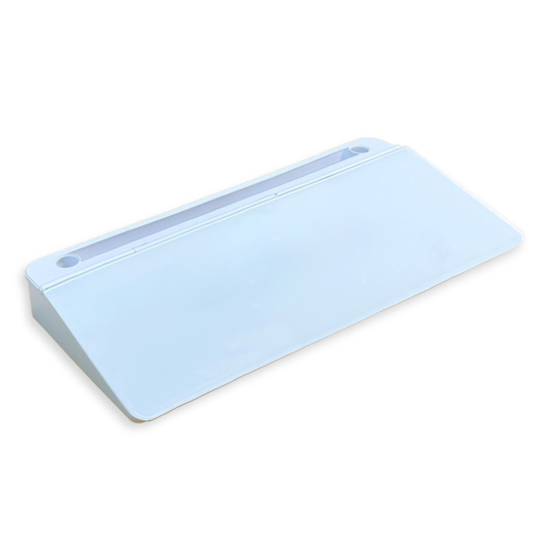 Tablă de scris din sticla temperată pentru birou, cu spațiu de depozitare, suprafață magnetică, pentru copii, ștergibilă