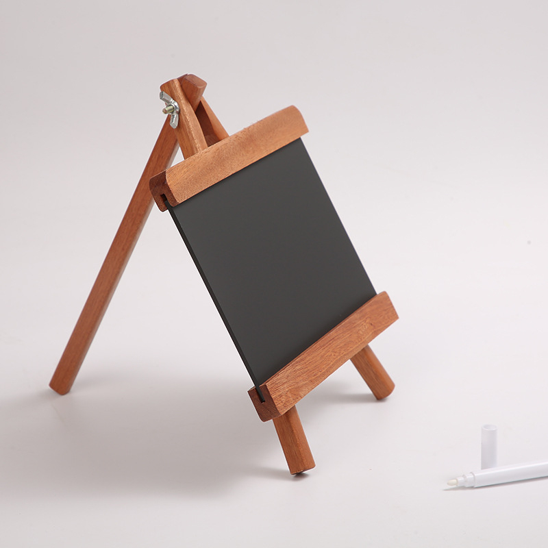 Tabla mică din lemn, DIY, tablă verticală de afișare a prețurilor pentru stand cu ceai cu lapte, scris de mână