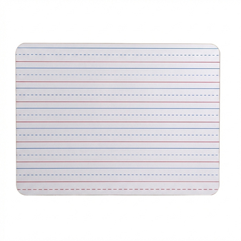Tablă albă mică, cu două fețe, cu patru linii și trei celule, dimensiuni 9x12 inci, panou din lemn