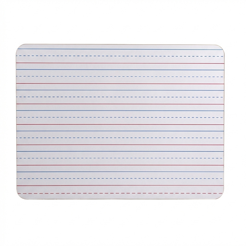 Tablă albă mică, cu două fețe, cu patru linii și trei celule, dimensiuni 9x12 inci, panou din lemn