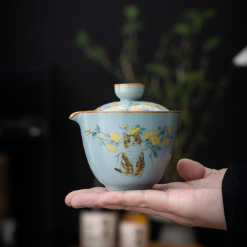 Set Gongfu de ceai portabil pentru călătorii, set de ceai pentru exterior, cutie cadou, brand Pinyantang, personalizare logo