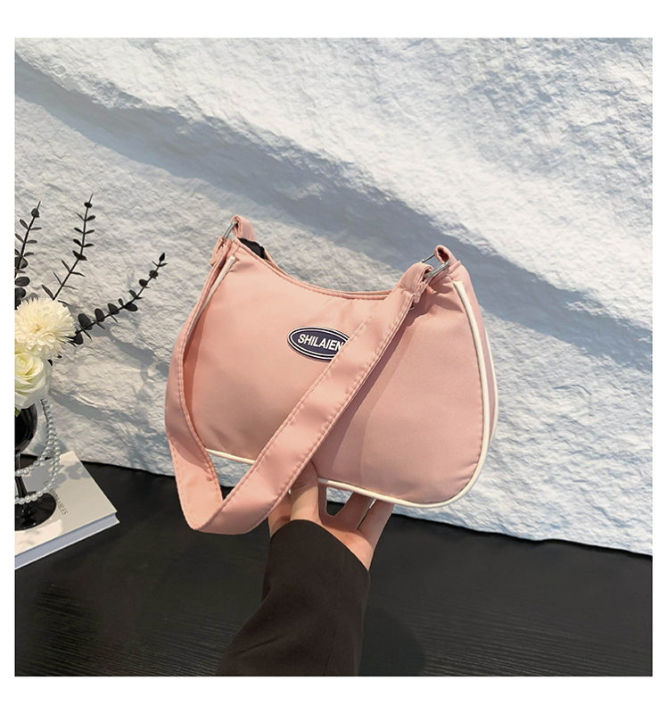 Ljetna mala torbica za ruku, lagana torbica u obliku polumjeseca, crossbody torba