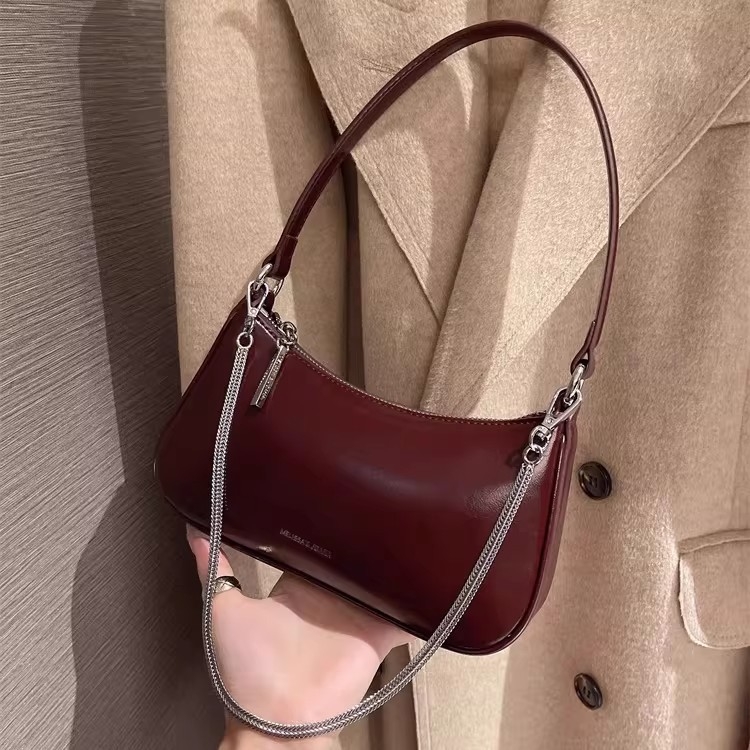 Ženska torbica u francuskom stilu s nišnim dizajnom, torba za pazuh, novi model 2026, vrhunska polumjesečna torba za rame i crossbody