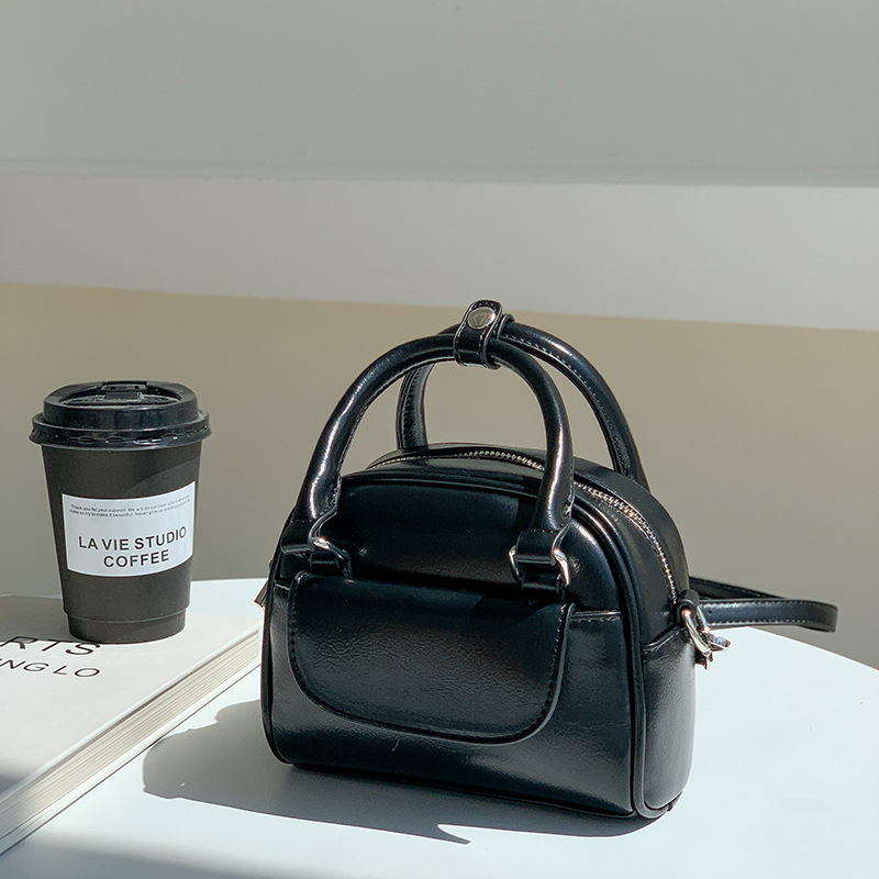 Ženska Boston torba od PU kože, elegantan dojam, mala crossbody torbica za svakodnevnu uporabu
