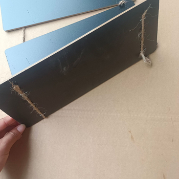 Tablă mică din lemn, dublă față, pentru agățat – tablă decorativă pentru desen și mesaje, afișaj DIY