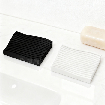 Vas de săpun cu drenaj pentru baie, suport de săpun modern, imprimat 3D