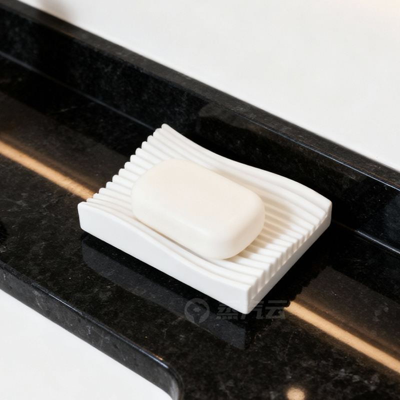 Vas de săpun cu drenaj pentru baie, suport de săpun modern, imprimat 3D
