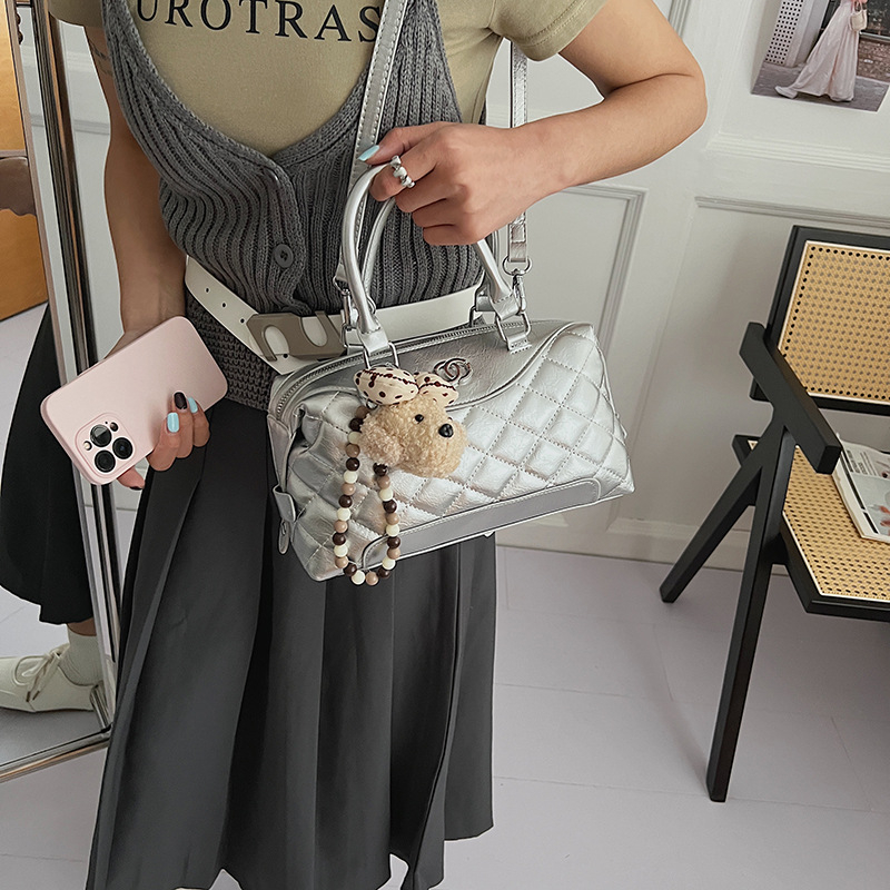Retro matirana torba u japansko-korejskom retro stilu od velura, ženska torba preko ramena, vrhunska crossbody torba